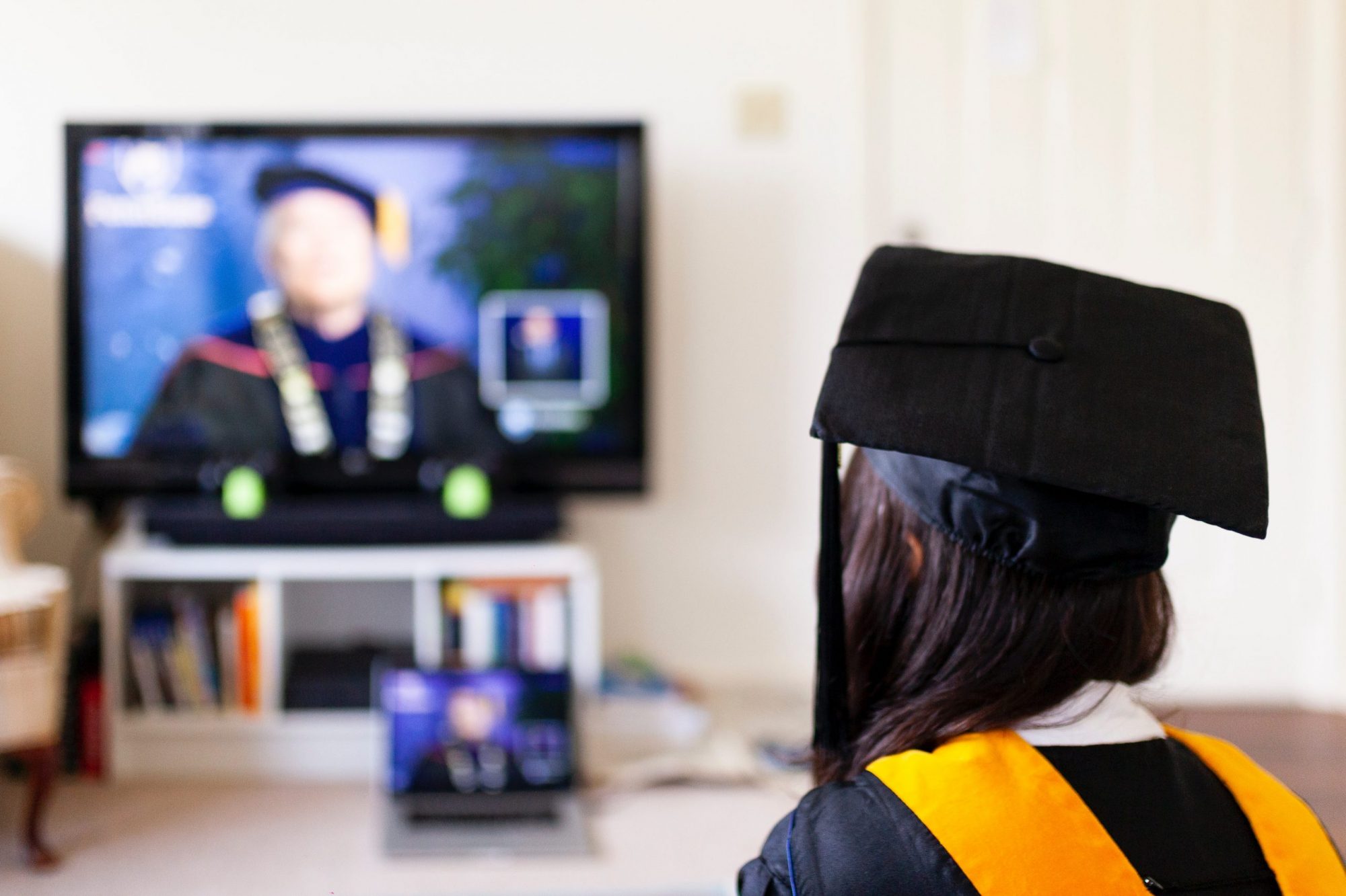 A virtual graduation ceremony