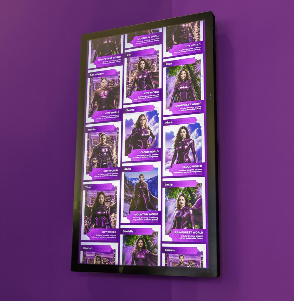 AI Trading card digital gallery