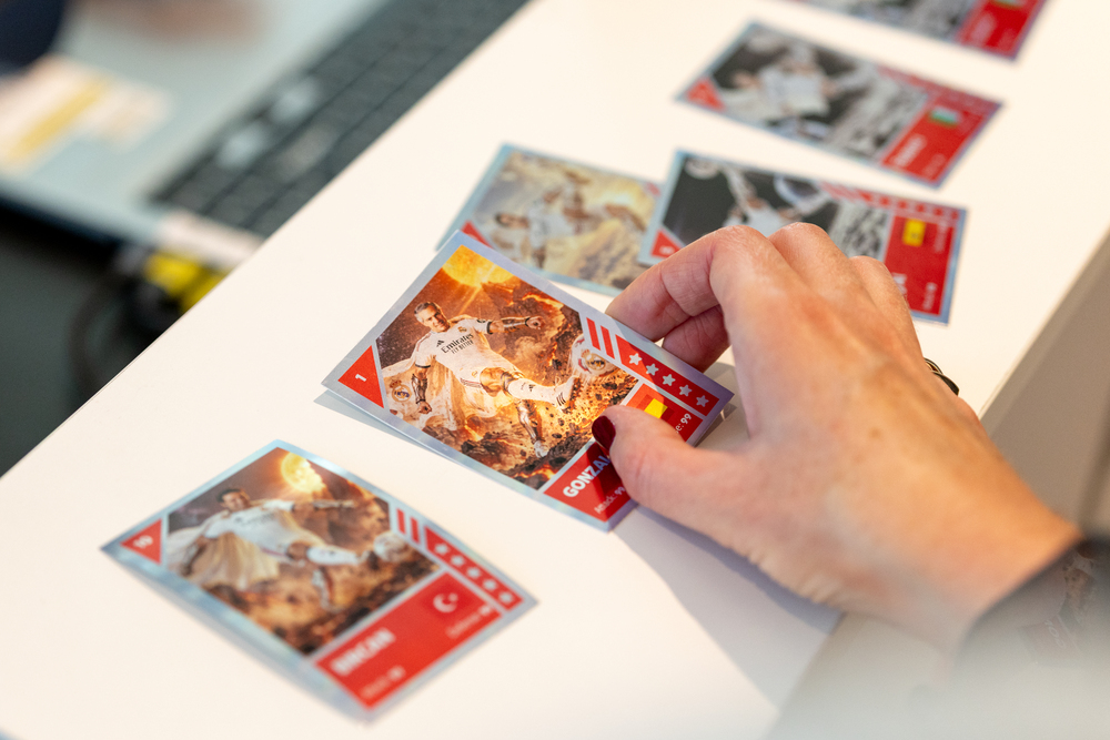 Real madrid ai trading card experience