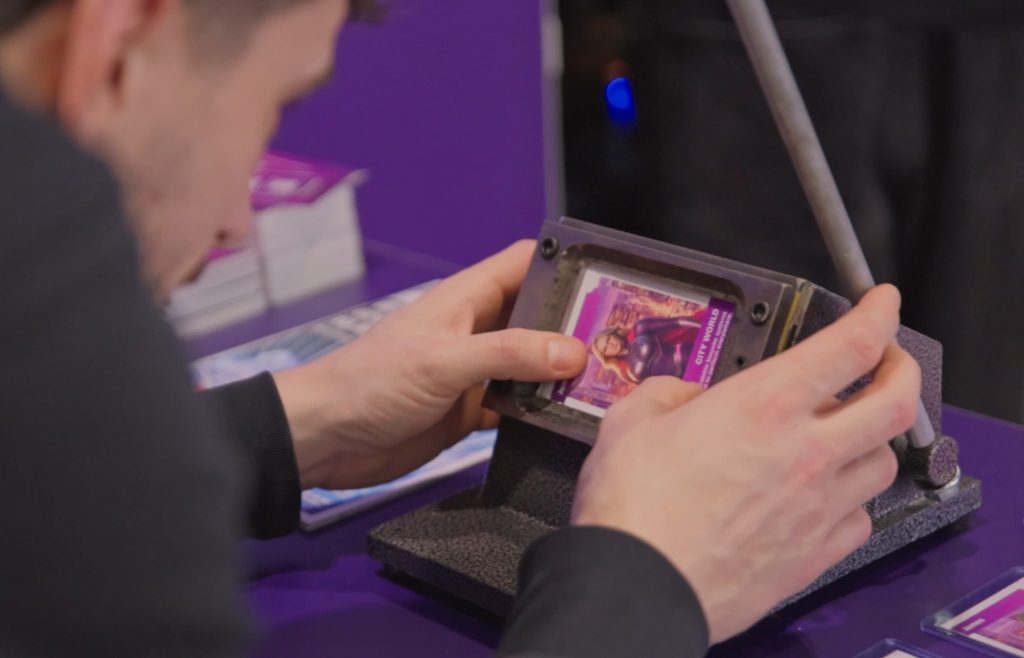 printing AI trading card