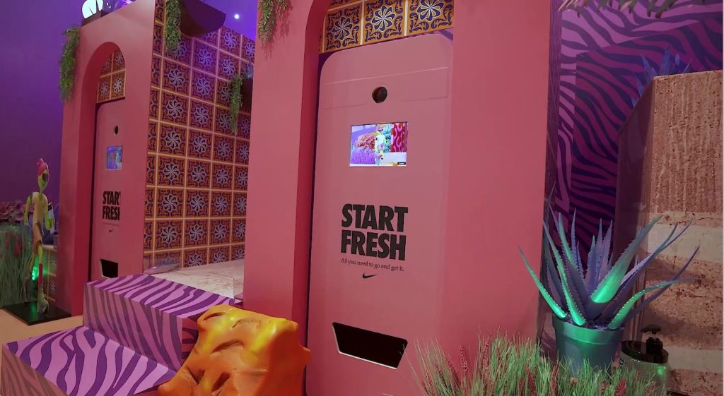 vending machine for Nike event
