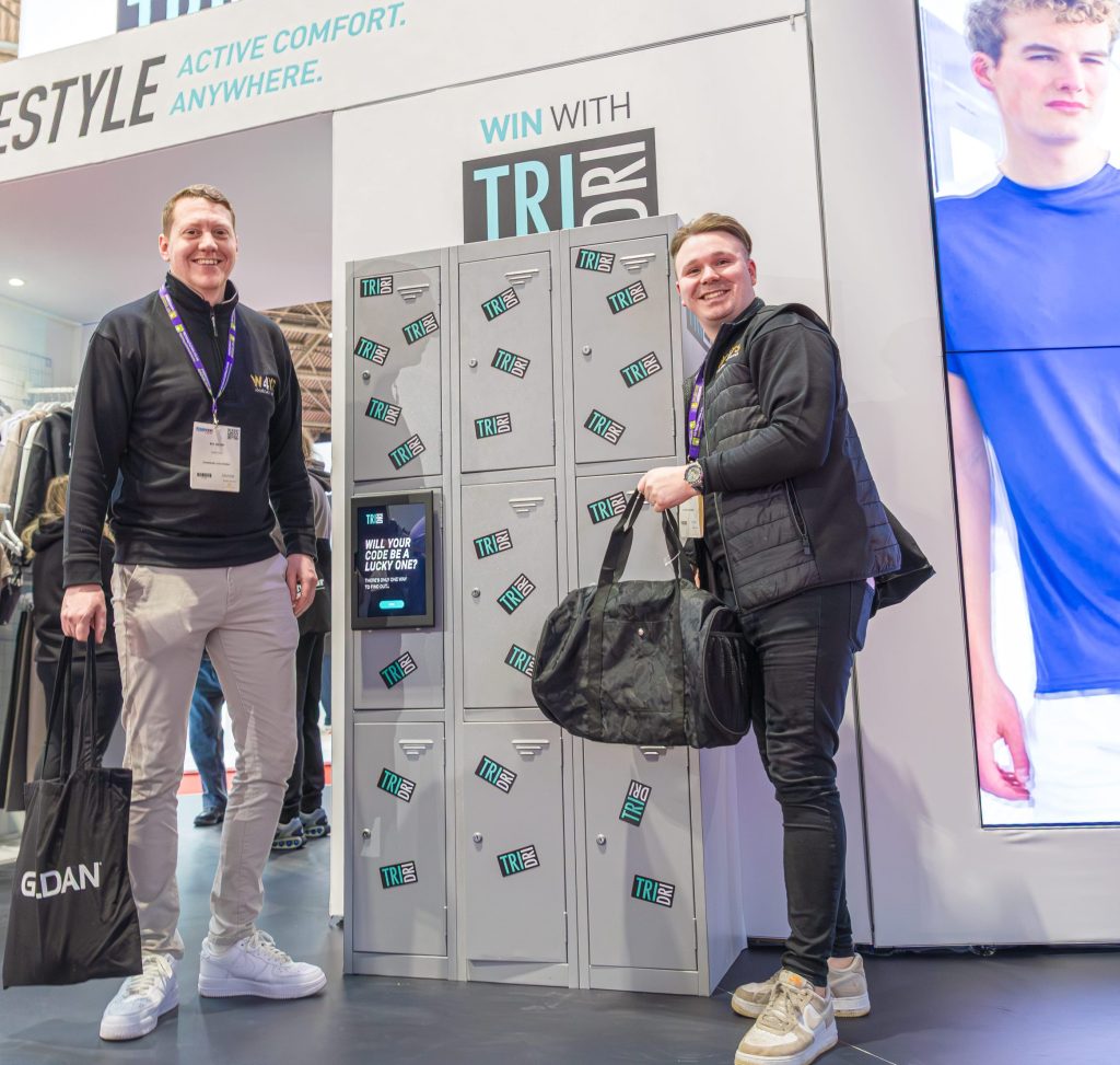 Prize Locker at TRIDRI brand event