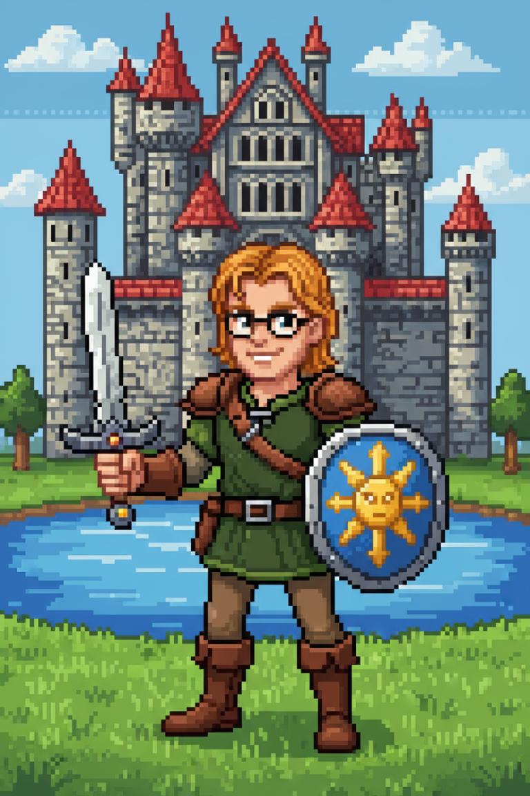 AI Mini Movies Retro game theme