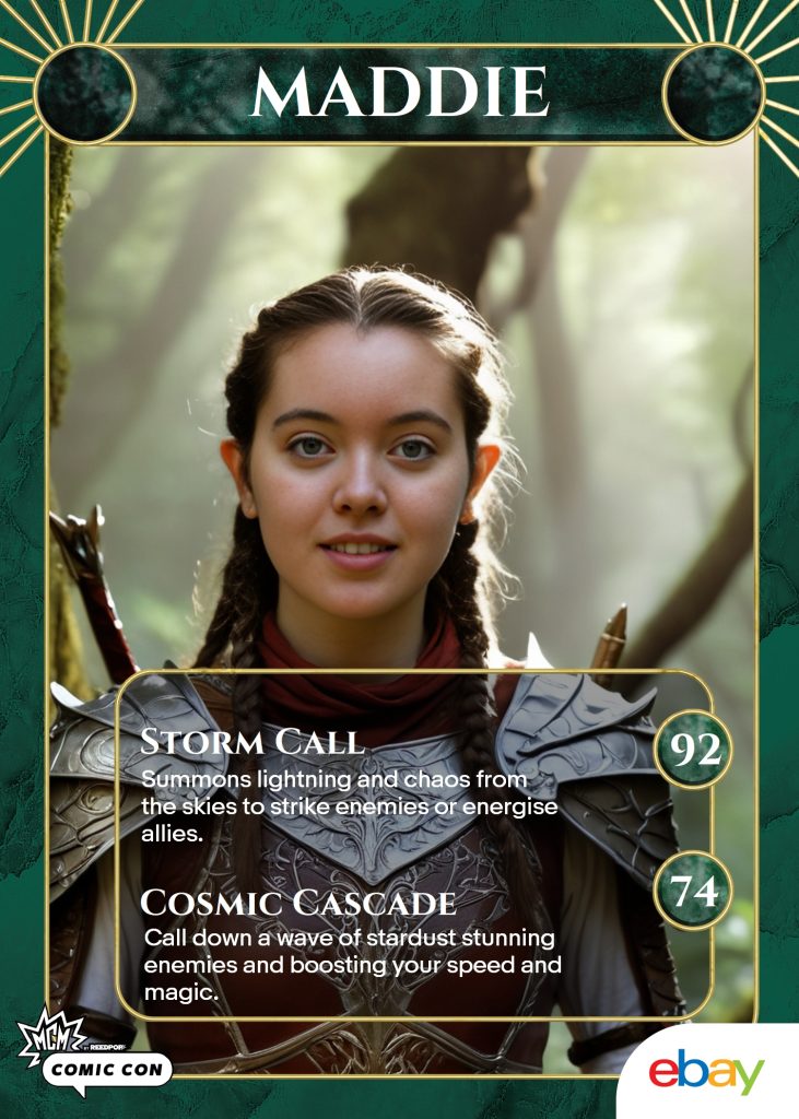 AI Trading Card Output for Ebay Event