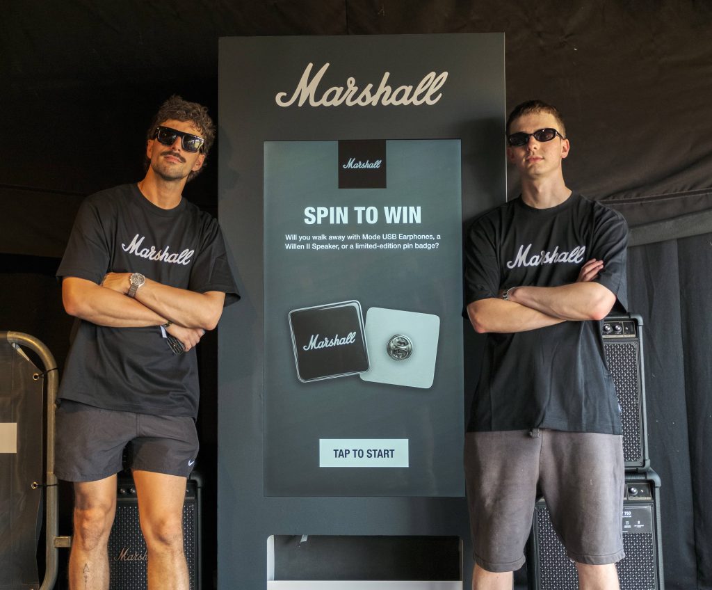 Marshall Vending Machine attract screen