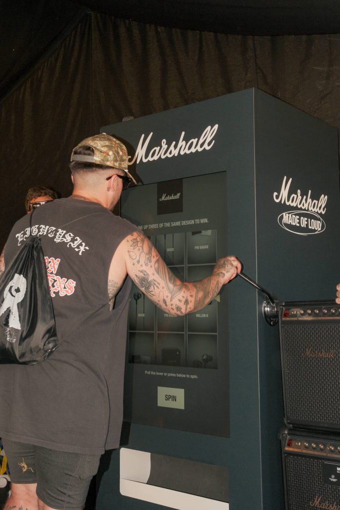 marshall vending machine one arm bandit arm pull